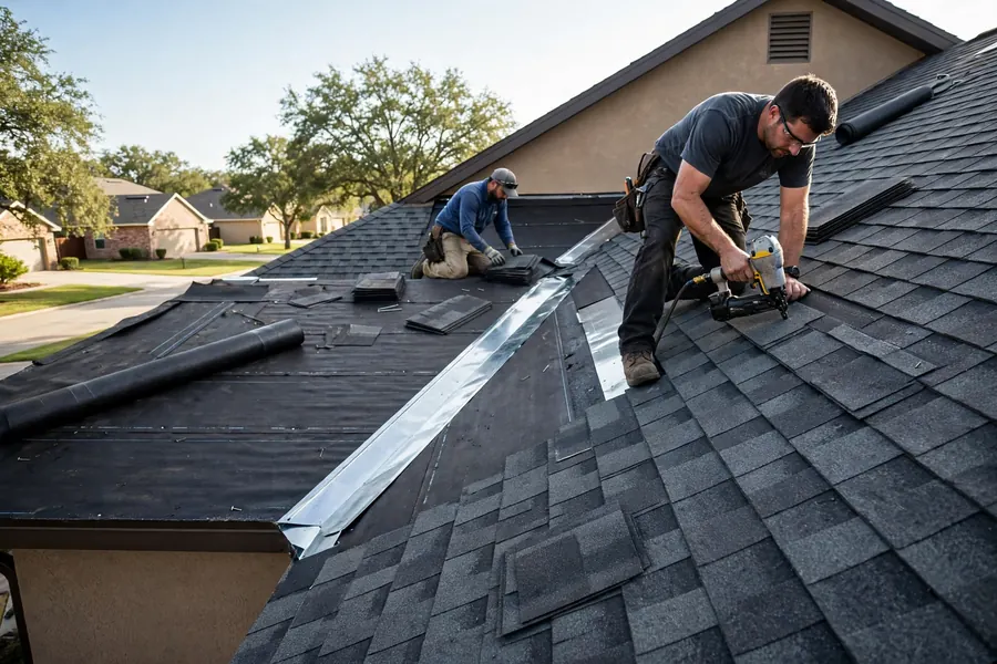 Shingle installation