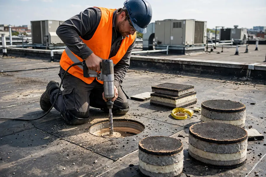 Site survey and core cuts