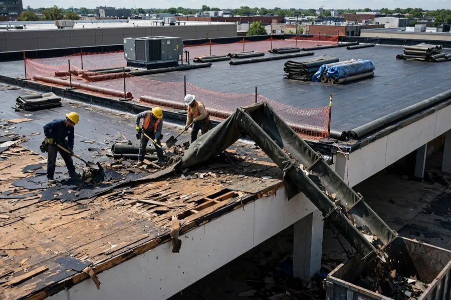 Section-by-section tear-off
