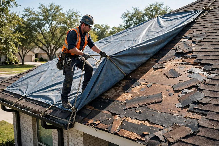 Rapid inspection and tarping