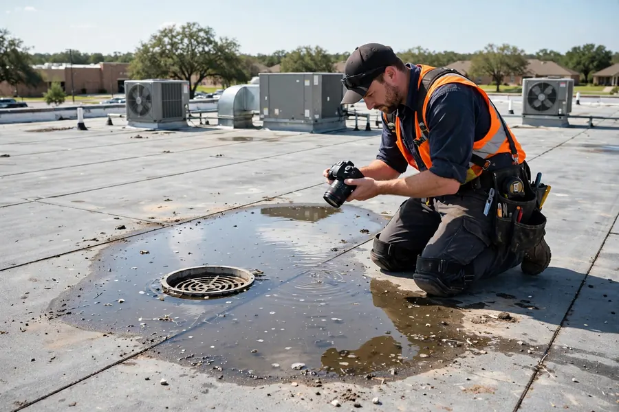 Inspection and ponding assessment