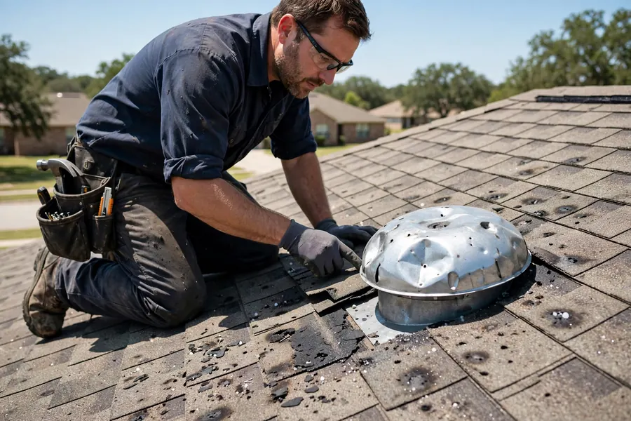 Hail damage inspection