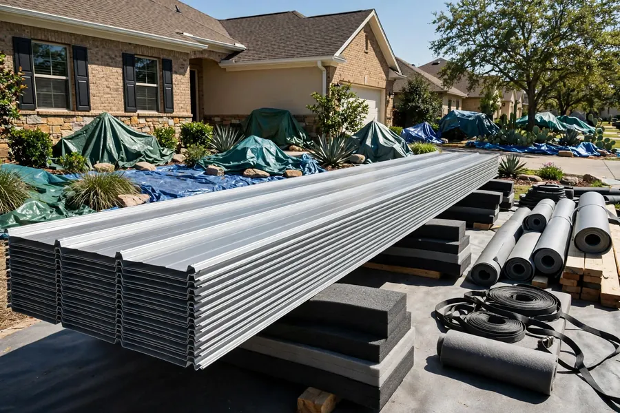 Material order and site prep